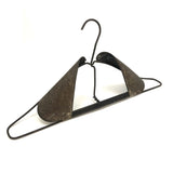 Sculptural and Free Standing Old Gold Medal Metal Hanger