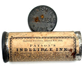 Scarce 1850s Payson's Indelible Ink Tin (A Valentine of Sorts)