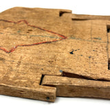 Smiling Old Wooden Man with Dainty Jointed Arms and Legs