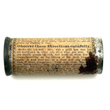 Scarce 1850s Payson's Indelible Ink Tin (A Valentine of Sorts)