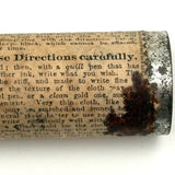 Scarce 1850s Payson's Indelible Ink Tin (A Valentine of Sorts)
