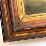 Fruits as Protagonists, Pear and Grapes In Landscape, 19th Century Pastel in Original Frame