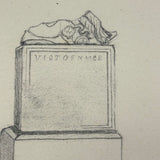 19th Century Presumed Grand Tour Sketchbook with Charming Drawings of Tombs and Ruins and More