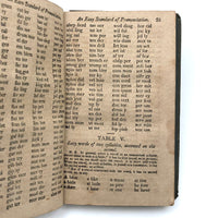 Very Scarce, Very Early (1813) Noah Webster American Spelling Book in Gorgeous Original Monogrammed Paper Wrap