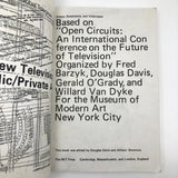 The New Television, MIT Press 1977 First Edition Softback (Out of Print)