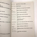 The New Television, MIT Press 1977 First Edition Softback (Out of Print)