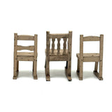 Three Wonky Little Old Chairs