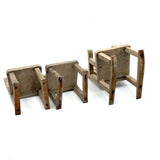 Three Wonky Little Old Chairs