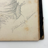 19th Century Presumed Grand Tour Sketchbook with Charming Drawings of Tombs and Ruins and More