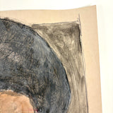 M.C. 5 Cent Jones Watercolor Portrait of His Wife in Red and Blue