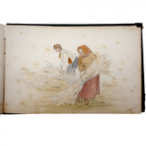 19th Century Presumed Grand Tour Sketchbook with Charming Drawings of Tombs and Ruins and More