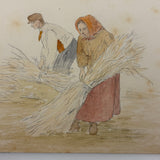 19th Century Presumed Grand Tour Sketchbook with Charming Drawings of Tombs and Ruins and More