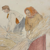 19th Century Presumed Grand Tour Sketchbook with Charming Drawings of Tombs and Ruins and More