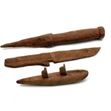 Knife, Dagger, Sub, Sweet Trio of Old Boy Scout Carvings