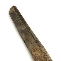 Super Crusty Antique Primitive Paddle Turned Paint Mixer
