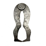 Knock Kneed Antique 5 Inch Machinist Made Ladies Leg Calipers Monogrammed EJG