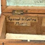 Special & Extra Money (Self), Very Sweet Antique Treen Coin Bank
