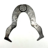 Knock Kneed Antique 5 Inch Machinist Made Ladies Leg Calipers Monogrammed EJG