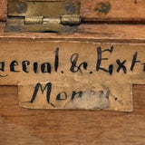 Special & Extra Money (Self), Very Sweet Antique Treen Coin Bank