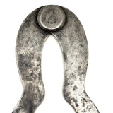 Knock Kneed Antique 5 Inch Machinist Made Ladies Leg Calipers Monogrammed EJG