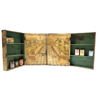 Early Wolverine Tin Litho Grocery Store Play Set, Two Tins