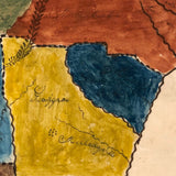 Ellie Acker's c. 1840s Watercolor Map of the Southern United States