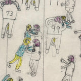 Very Excellent Naive Football Drawing #1 (Around the 30 Yard Line)
