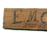 E.M Goad's Wood, Signed June 5, 1886 ( and May 16, 1884 on Reverse)