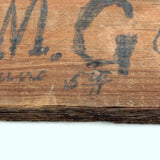 E.M Goad's Wood, Signed June 5, 1886 ( and May 16, 1884 on Reverse)