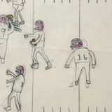 Very Excellent Naive Football Drawing #1 (Around the 30 Yard Line)
