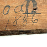 E.M Goad's Wood, Signed June 5, 1886 ( and May 16, 1884 on Reverse)