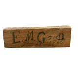 E.M Goad's Wood, Signed June 5, 1886 ( and May 16, 1884 on Reverse)