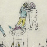 Very Excellent Naive Football Drawing #1 (Around the 30 Yard Line)