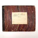 Chess Problems and Master Games, Pair of Late 19th/Early 20th C. Ledgers Turned Chess Scrapbooks