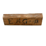 E.M Goad's Wood, Signed June 5, 1886 ( and May 16, 1884 on Reverse)