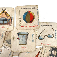 Very Much Loved and Very Charming c. 1920s Language Learning Picture Cards