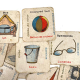 Very Much Loved and Very Charming c. 1920s Language Learning Picture Cards