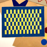 Sweet 1930s Kindergarten Lot: Yarn Drawings, Paper Weaving, More