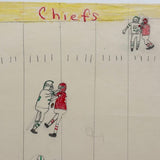 Very Excellent Naive Football Drawing #2 (Chiefs!)