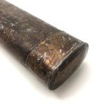 Great Old Copper Painted Tin Presumed Map Sleeve