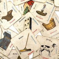 Very Much Loved and Very Charming c. 1920s Language Learning Picture Cards