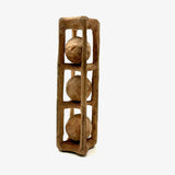 Another Sweet Old Carved Whimsy, Three Balls in Three Cages