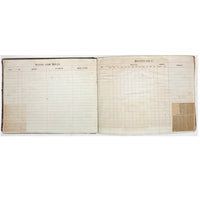 Chess Problems and Master Games, Pair of Late 19th/Early 20th C. Ledgers Turned Chess Scrapbooks