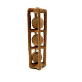 Another Sweet Old Carved Whimsy, Three Balls in Three Cages