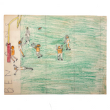 Very Excellent Naive Football Drawing #3 (Orange and White + Ref)