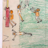 Very Excellent Naive Football Drawing #3 (Orange and White + Ref)