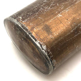 Great Old Copper Painted Tin Presumed Map Sleeve