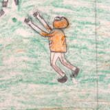 Very Excellent Naive Football Drawing #3 (Orange and White + Ref)