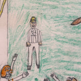 Very Excellent Naive Football Drawing #3 (Orange and White + Ref)