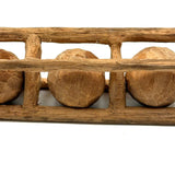 Another Sweet Old Carved Whimsy, Three Balls in Three Cages